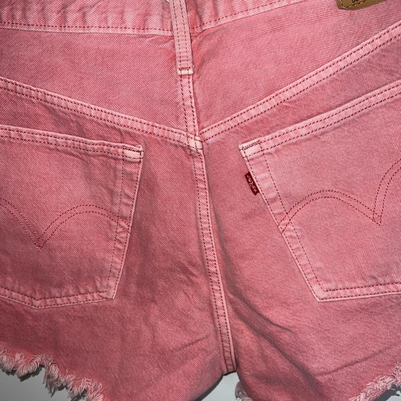 Levi's Pink 501 Original Denim Shorts size 30 - Picture 9 of 12